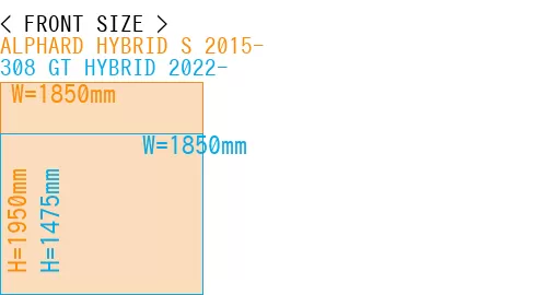 #ALPHARD HYBRID S 2015- + 308 GT HYBRID 2022-